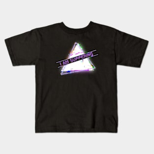 I am Suffering - Vaporwave Kids T-Shirt